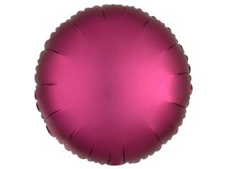 Fóliový balón Kruh saténový Pink 43cm