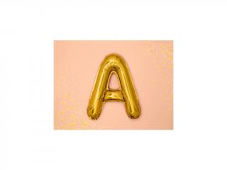 Fóliový balón písmeno ,,A,, Zlatý 35cm