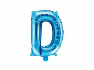 Fóliový balón písmeno ,,D,, Modrý 35cm