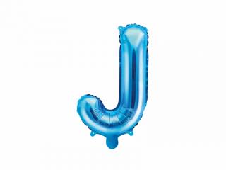 Fóliový balón písmeno ,,J,, Modrý 35cm