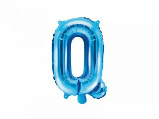 Fóliový balón písmeno ,,Q,, Modrý 35cm