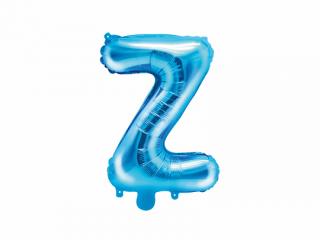 Fóliový balón písmeno ,,Z,, modrý 35cm