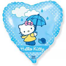 Fóliový balón Star Hello Kitty  Blue 45cm
