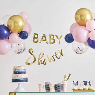 Girlanda Baby Shower s balónmi