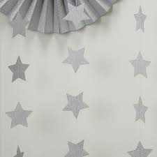Girlanda Star Silver Glitter 5m