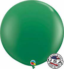 Jumbo Latexový balón 3FT Green 91cm