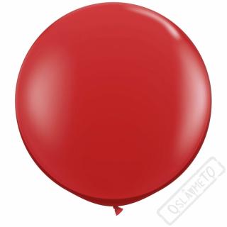 Jumbo latexový balón Červený 85cm