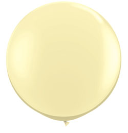 Jumbo latexový balón Ivory Silk 91cm