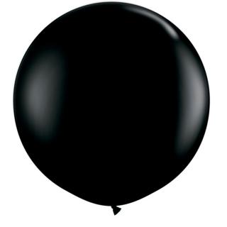 Jumbo latexový balón Onyx Black 91cm