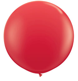 Jumbo latexový balón Red 91cm