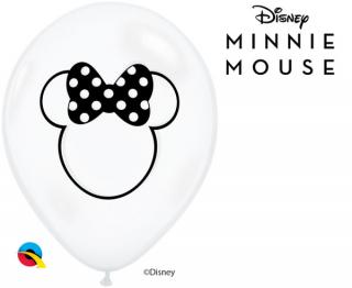 Latexové balóny Clear Minnie Mouse 5ks v balení