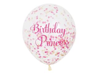 Latexové balóny Happy Birthday Princess 6ks v balení