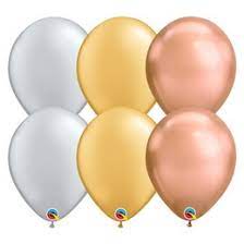 Latexové balóny Metallic color 6ks v balení