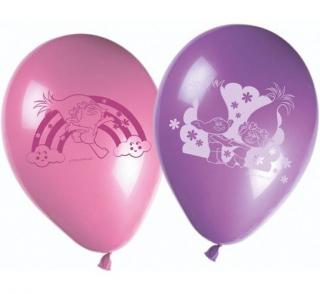 Latexové balóny Trolls-Poppy 8ks v balení