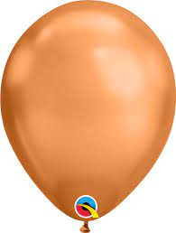 Latexovy balón ˝11˝ Chrome Copper 1ks v balení