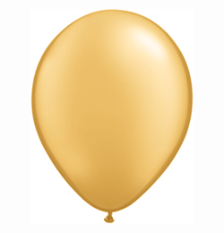 Latexový balón ˝11˝ Metallic Gold 1ks v balení