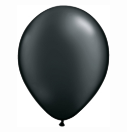 Latexový balón ˝11˝ Pearl Onyx Black 1ks v balení