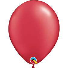 Latexovy balón ˝11˝ Pearl Ruby Red 1ks v balení