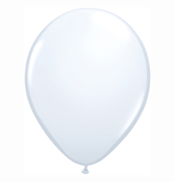 Latexový balón ˝11˝ White 1ks v balení