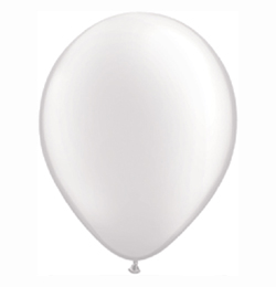 Latexový balón ˝16˝ Pearl White 1ks v balení