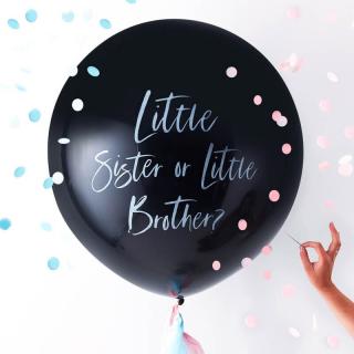 Latexový balón Little Sister or Little  Brother 1ks v balení