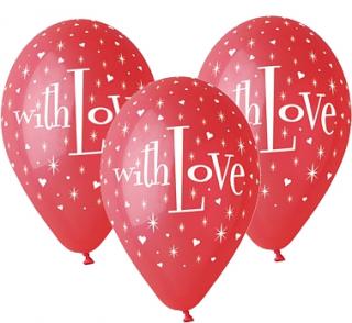 Latexový balón With Love