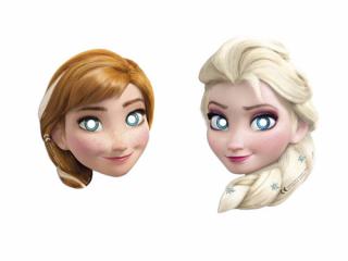 Maska ANNA & ELZA - Frozen 6ks v balení