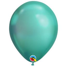 Metalický balón zelený