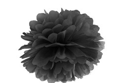 Pompom Black 35cm