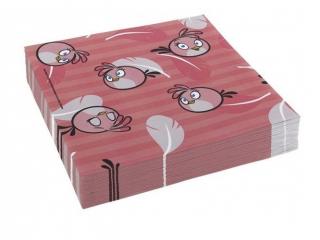 Servitky Angry Birds pink  20ks v balení