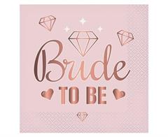 Servítky Bride To Be Pink 20ks v balení