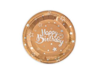 Tanier Happy Birthday Rose Gold 6ks v balení