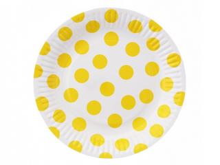 Tanier White/Yellow Dots 6ks v balení