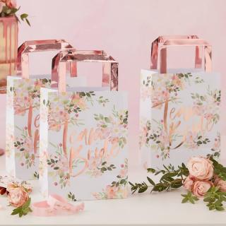 Tašky Floral Team Bride-5ks v balení