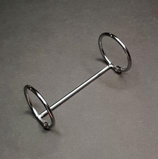 DVOJITÝ otvárací krúžok 32/38mm nikel odber po 1ks