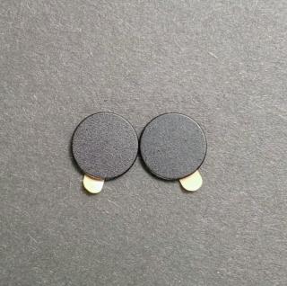 Magnet 10mm x 1mm, čierny, samolepiaci, S+J balenie 100ks = 50 párov