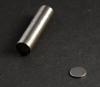 Magnet 10mm x 1mm, nikel od 1 do 99ks
