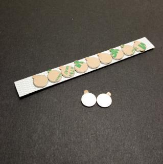 Magnet 10mm x 1mm, nikel, samolepiaci, S+J balenie 100ks = 50 párov