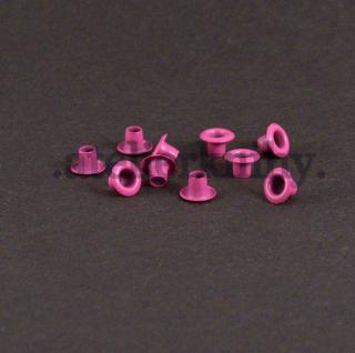 Priechodky 7,5/4mm ružové balenie 100ks