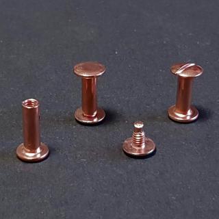 Skrutka knihárska 12mm meď odber 1 až 99ks