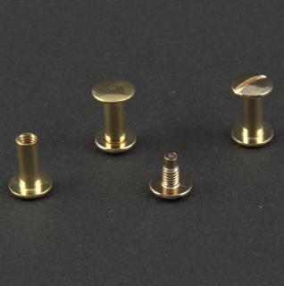 Skrutka knihárska 15mm mosadz odber 1 až 99ks