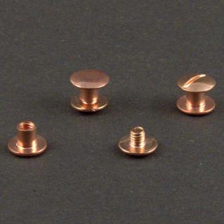 Skrutka knihárska 6mm meď odber 1 až 99ks