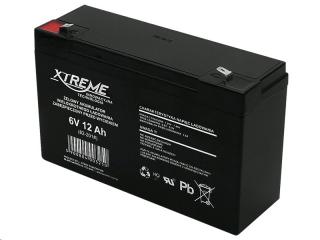 Baterie olověná   6V / 12Ah  XTREME / Enerwell bezúdržbový akumulátor