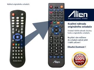 Dálkový ovladač ALIEN Golden Media UNI-BOX 9060, 9080 CRCI HD PVR Class+ - náhrada