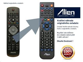 Dálkový ovladač ALIEN Philips 996590009359 (YKF346-001)