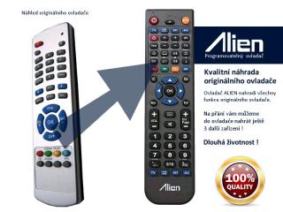Dálkový ovladač ALIEN Smart MX16, MX18, MX26