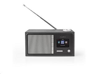 Internetové rádio NEDIS RDIN3000BK | 18 W | FM | Bluetooth® | DO | Černé