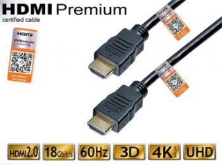 Kabel HDMI 5 m - v2.0 Premium certifikovaný kabel