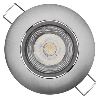 LED bodové svítidlo Exclusive stříbrné, 5W teplá bílá ZD3221