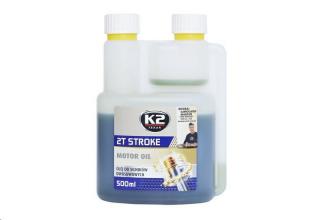 Motorový olej K2 TEXAR 2T STROKE 500ml ZELENÝ